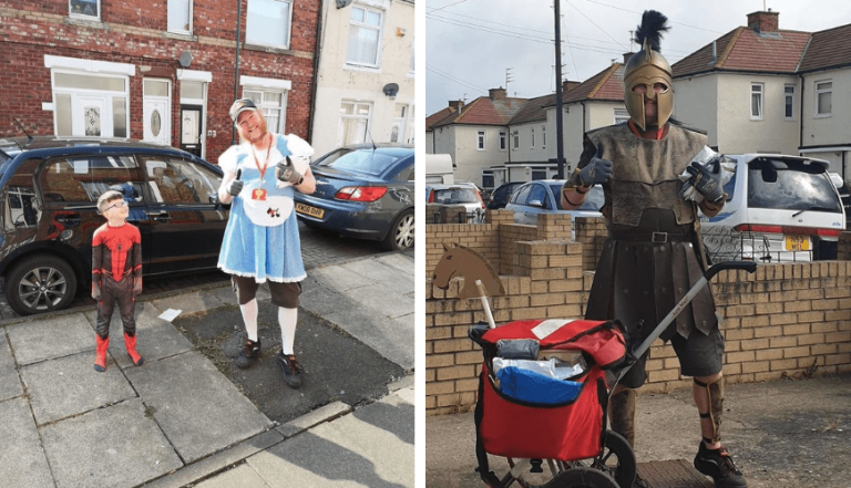 "How a Postman Spread Joy with Hilarious Costumes During Lockdown"